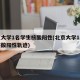 北京大学1名学生核酸阳性(北京大学1名学生核酸阳性轨迹)