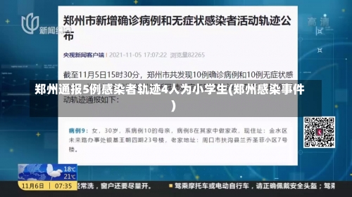 郑州通报5例感染者轨迹4人为小学生(郑州感染事件)-第2张图片